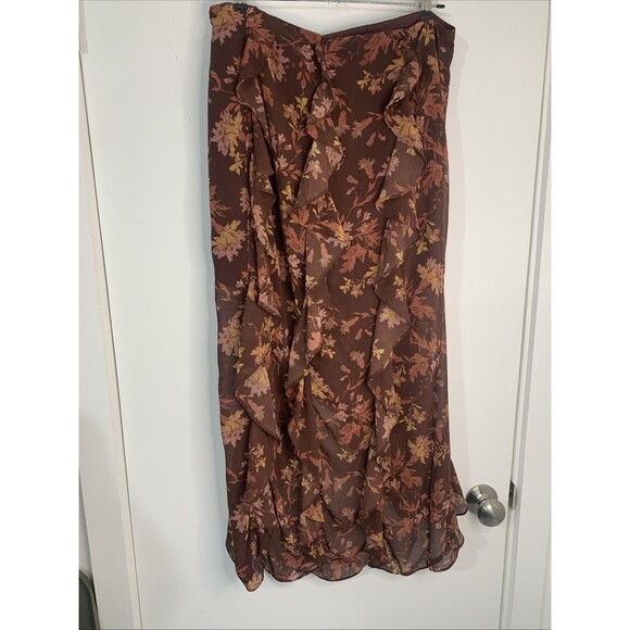 Free People Flounce Around Floral High Low Maxi Festival Whimsygoth NWOT - Picture 8 of 10